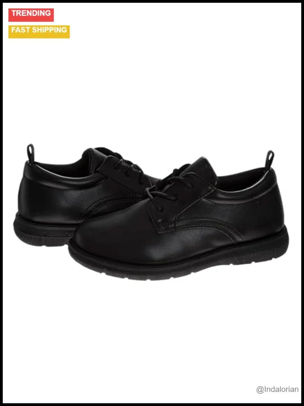Boys Dress Oxford Shoes Wingtip Formal Lace-Up School Uniform Wedding Church